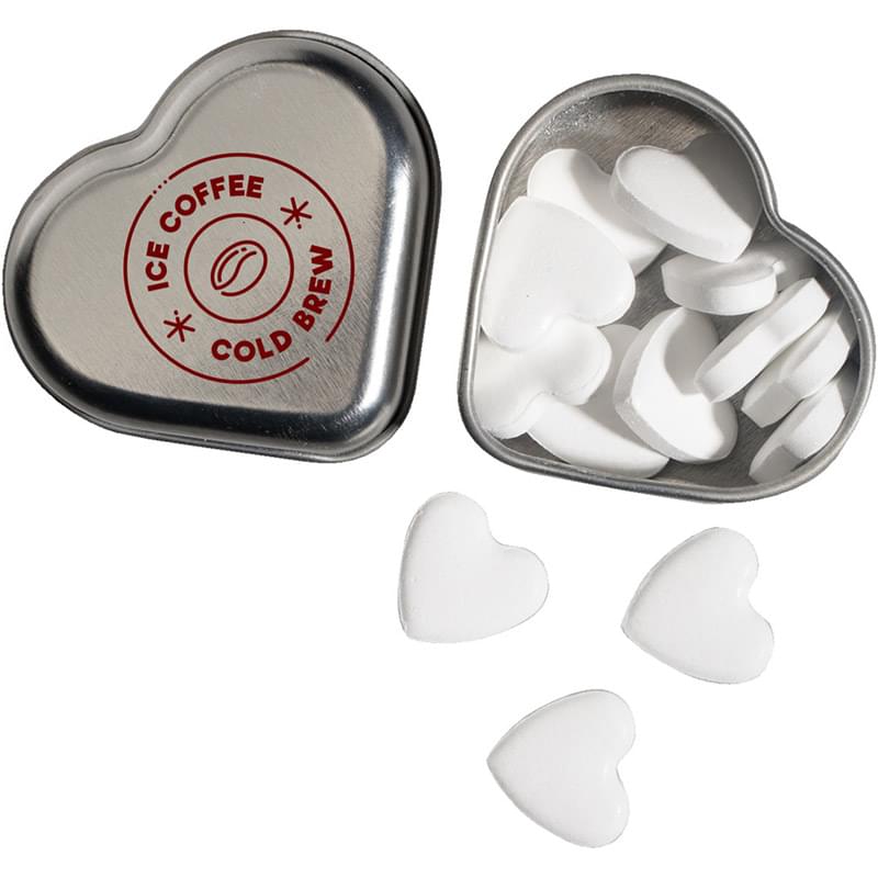 Small Heart Shaped Mint Tin