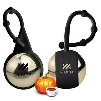 Pumpkin Spice Holiday Metallic Lip Balm & Silicone Carabiner