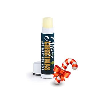 Candy Cane Flavored Natural Beeswax Lip Balm
